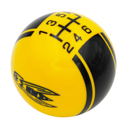 Yellow knob with Black graphics