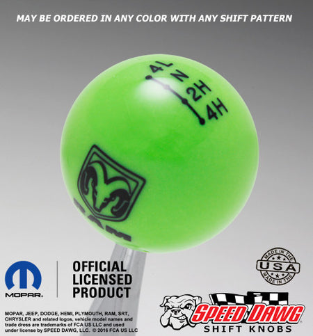 Go Green knob with Black graphics