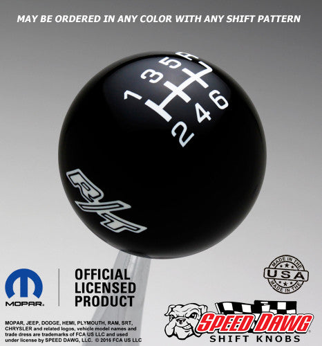 Black knob with White graphics
