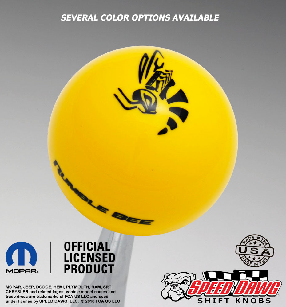 Rumble Bee Logos Shift Knob