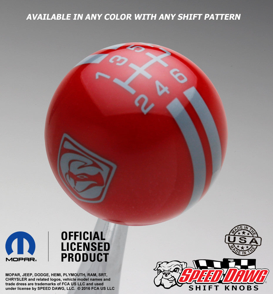 Dodge Viper 5th Gen Rally Stripe Shift Knob – Speed Dawg Shift Knobs