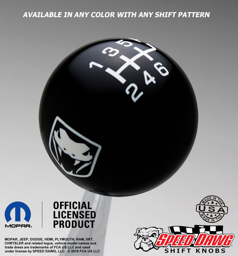 Black knob with White graphics