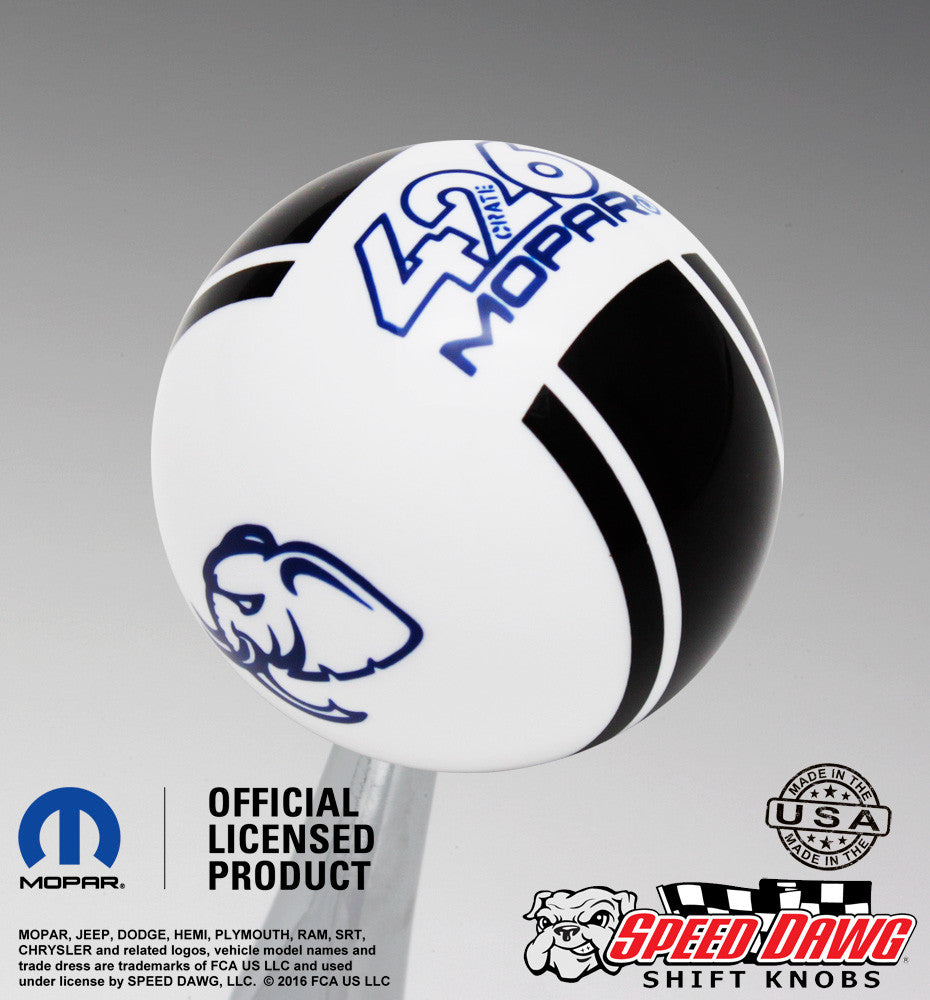 Mopar Hellephant 426 Crate Racing Stripe Shift Knob