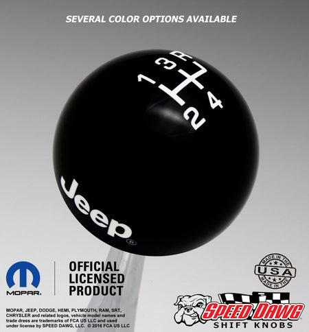 Black knob with White graphics