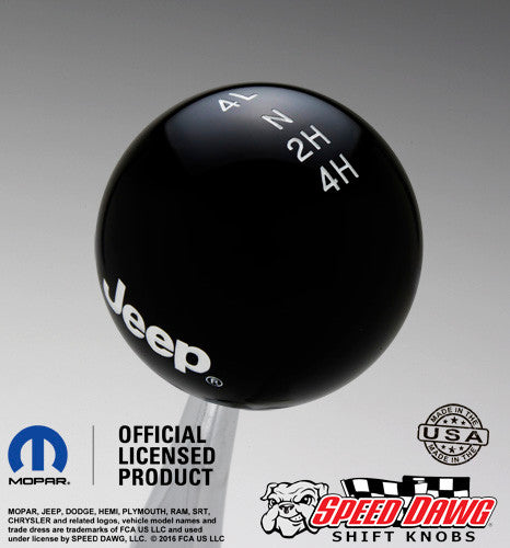 Black knob with White graphics