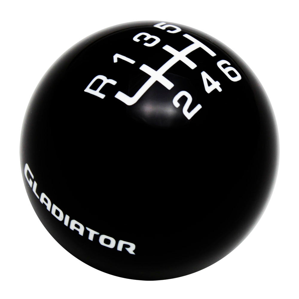 Black knob with White graphics