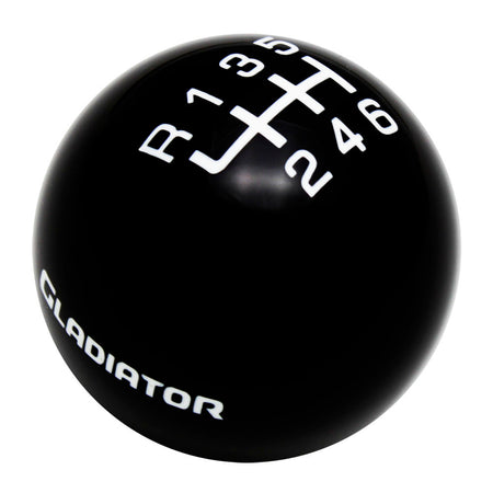 Black knob with White graphics