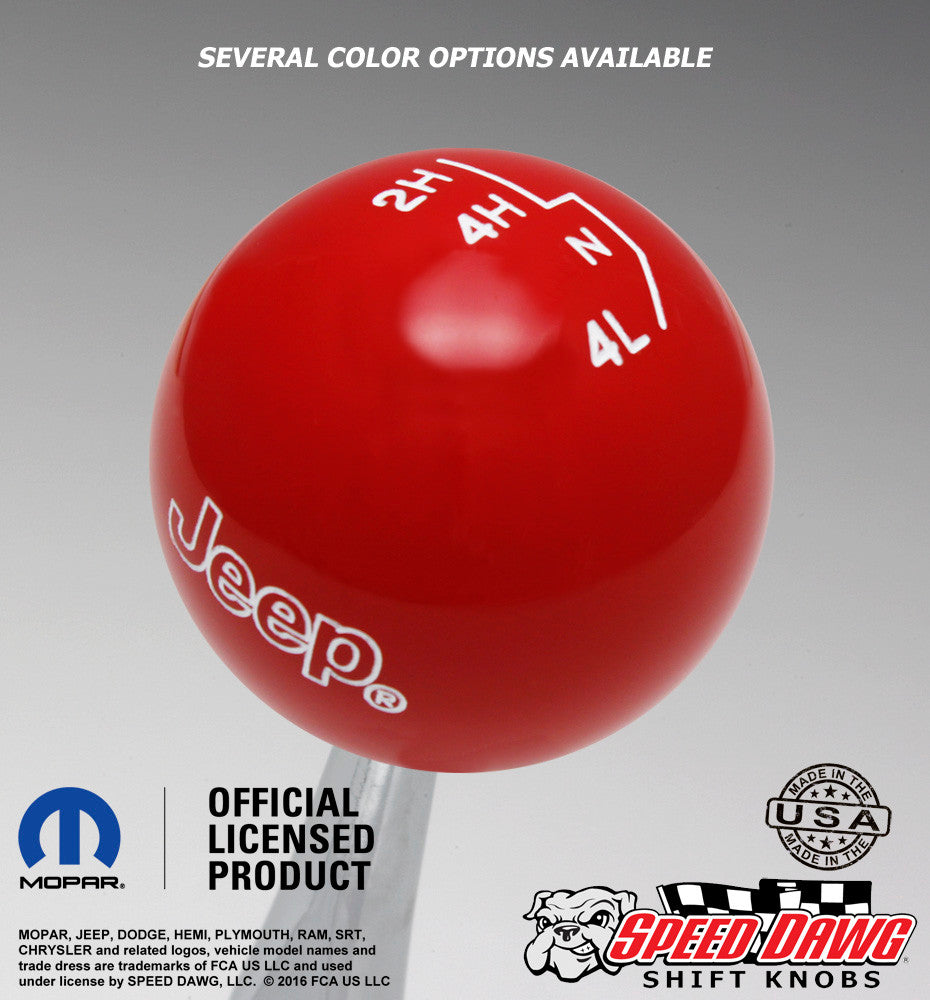 Red knob with White graphics