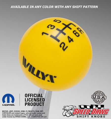 Yellow knob with Black graphics