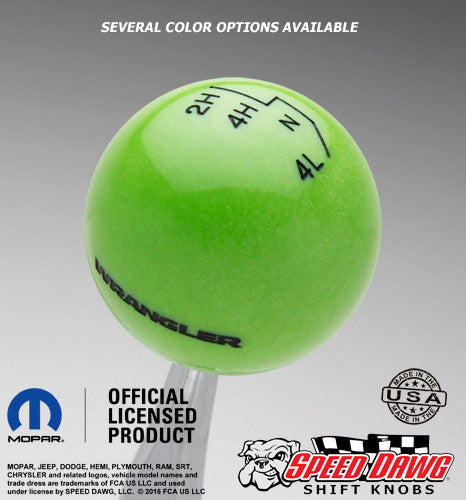 Go Green knob with Black graphics