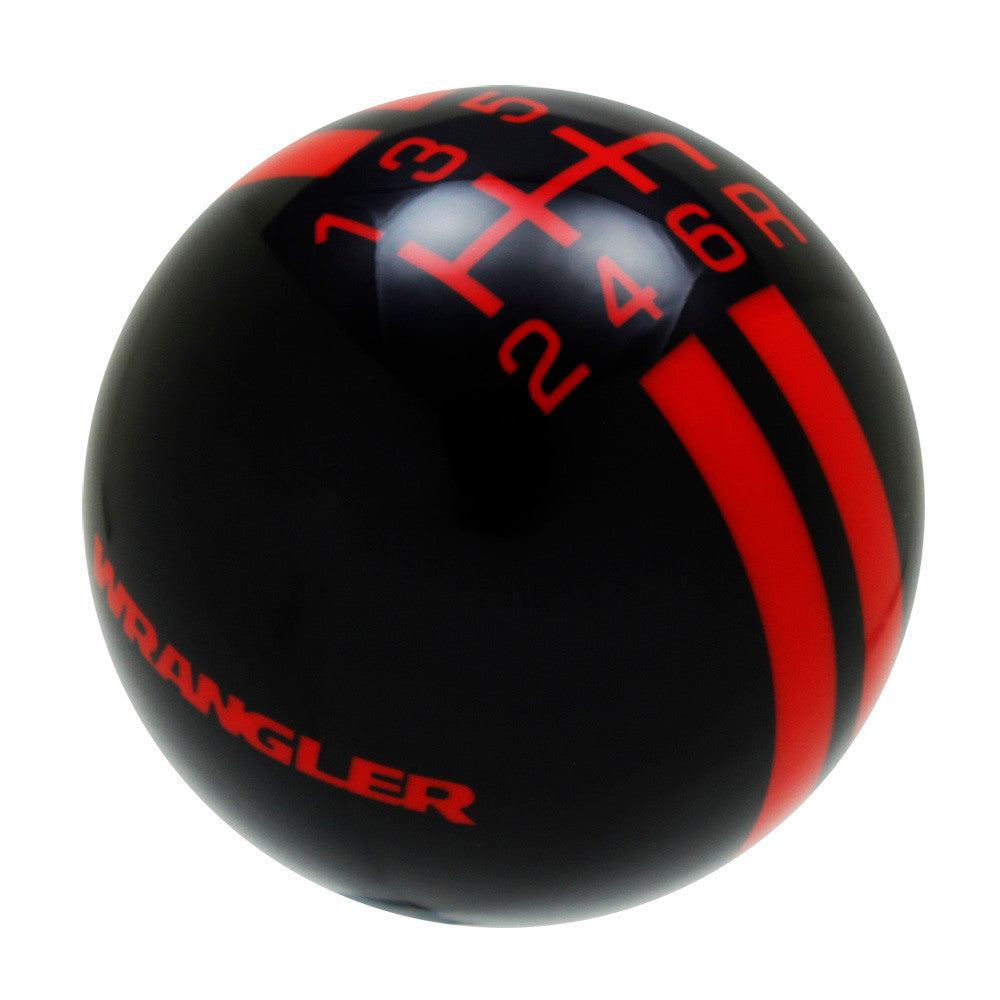 Black knob with Red graphics