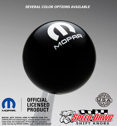 MOPAR モパー シフトノブ 純正 ジープ Mopar Logo Shift Knob – Speed Dawg Shift Knobs