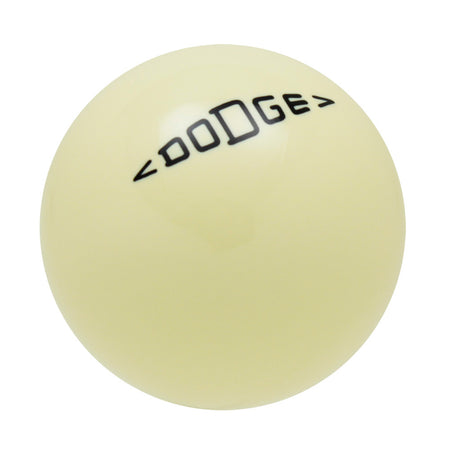 Ivory knob with Black graphics