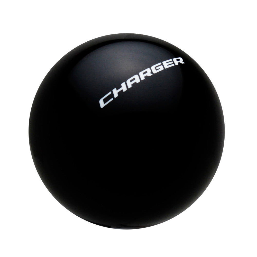 Black knob with White graphics