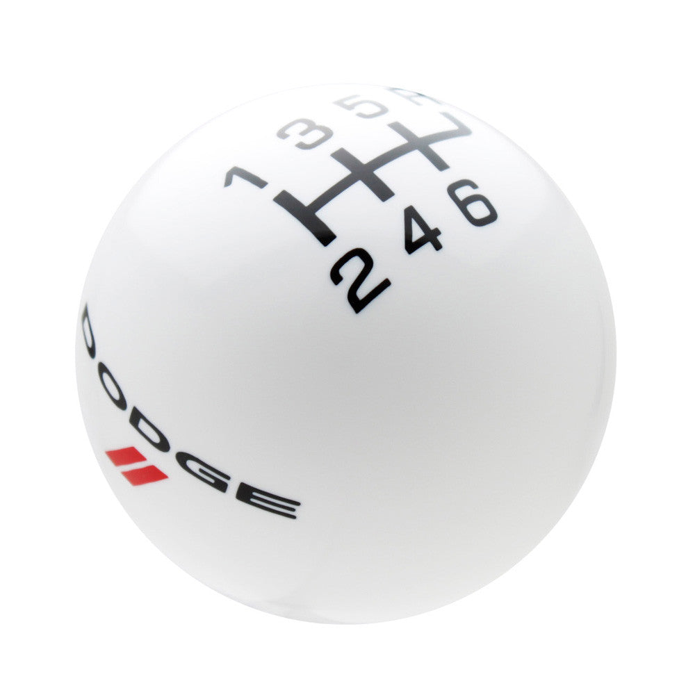 White knob with Black graphics