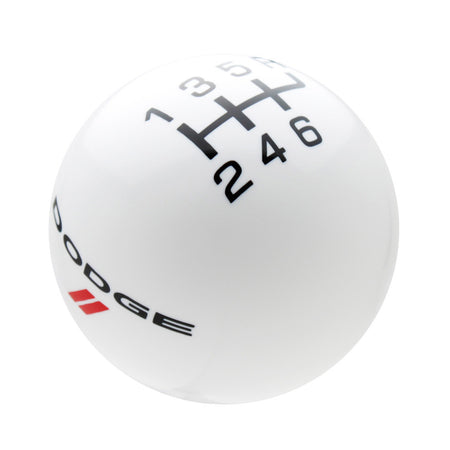 White knob with Black graphics