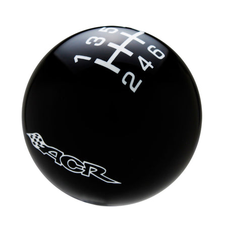 Black knob with White graphics