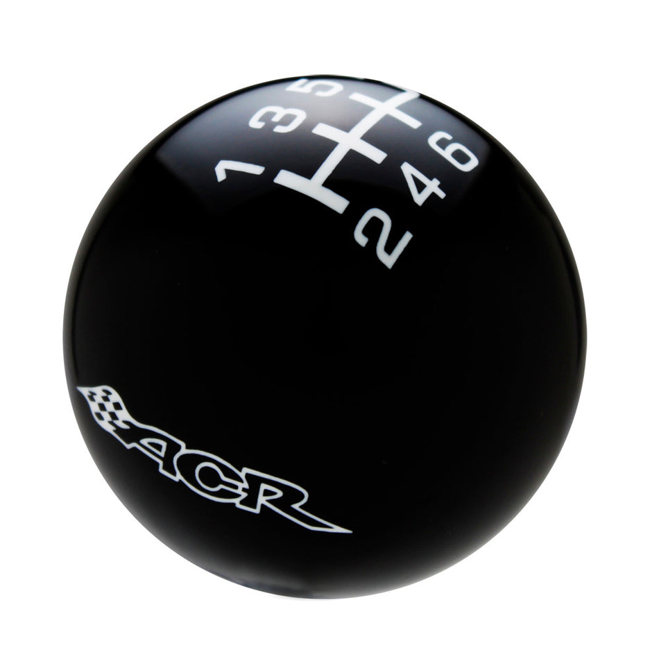 Black knob with White graphics