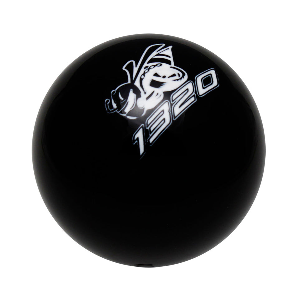 Black knob with White graphics