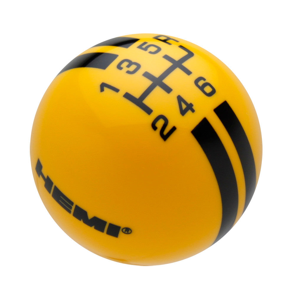 Yellow knob with Black graphics