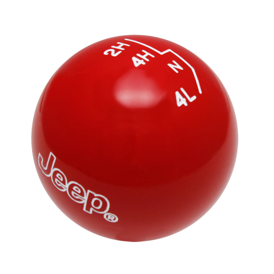 Red knob with White graphics