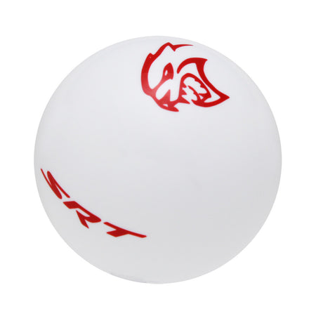 White knob with Red graphics