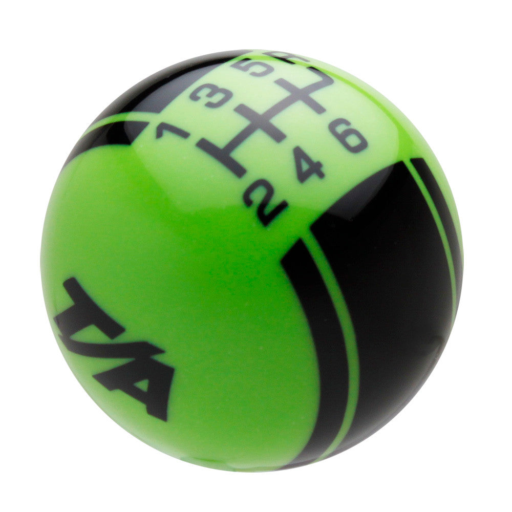 Go Green knob with Black graphics
