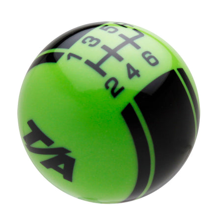 Go Green knob with Black graphics