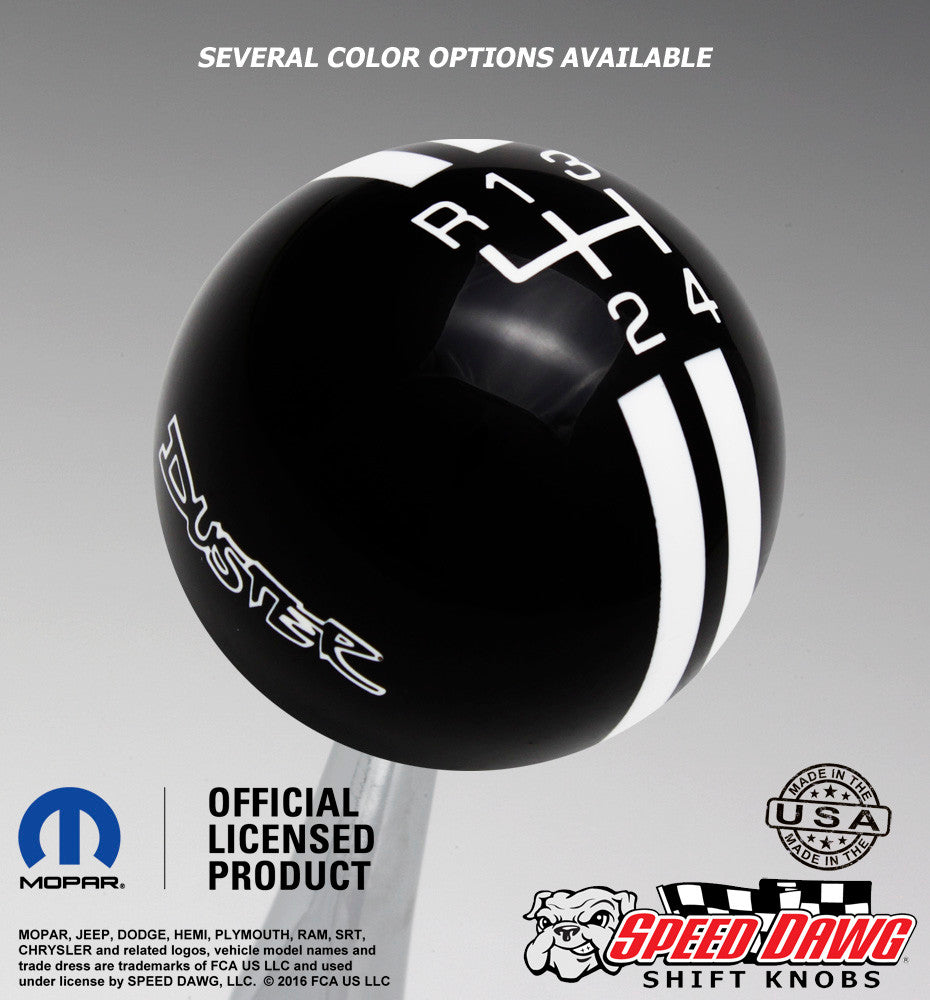 Black knob with White graphics