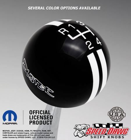 Black knob with White graphics