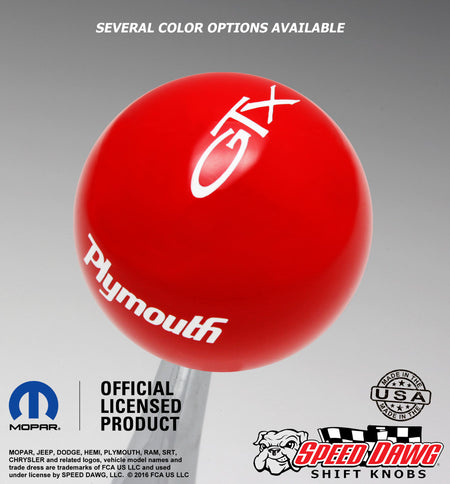 Red knob with White graphics