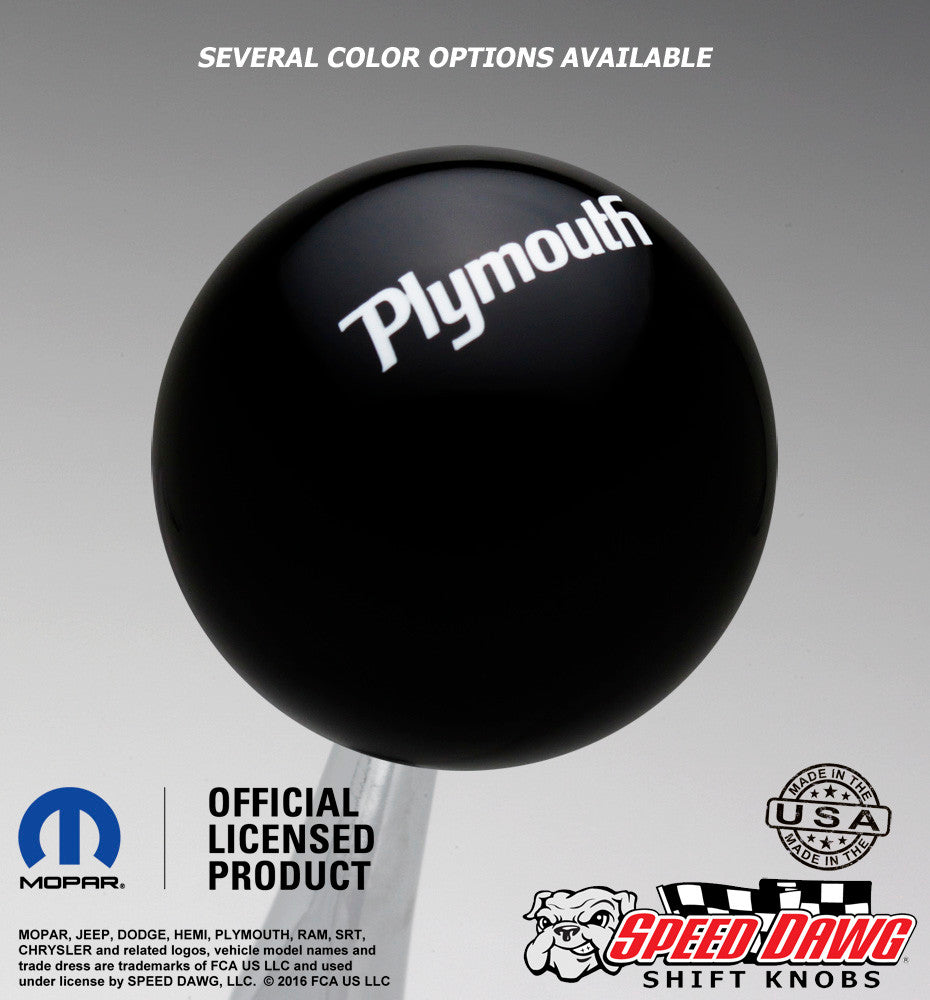 Black knob with White graphics