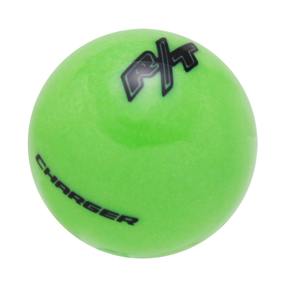 Go Green knob with Black graphics