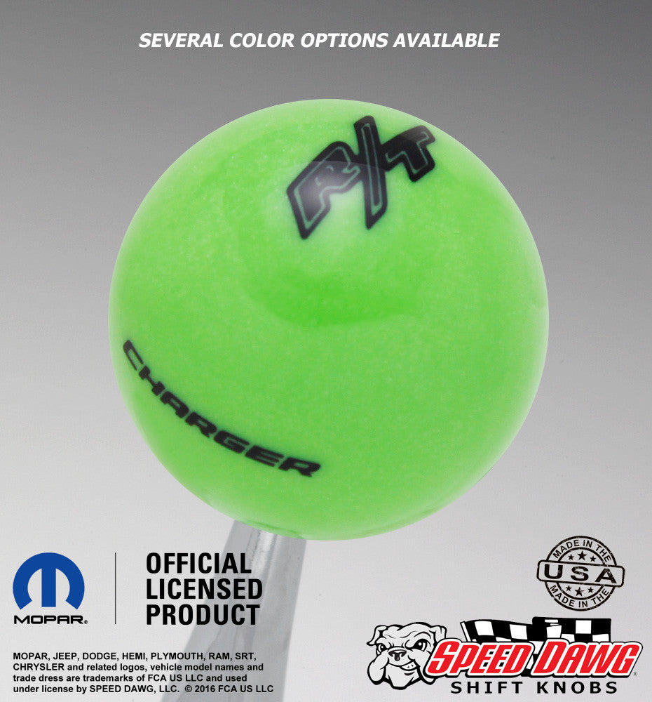 Go Green knob with Black graphics