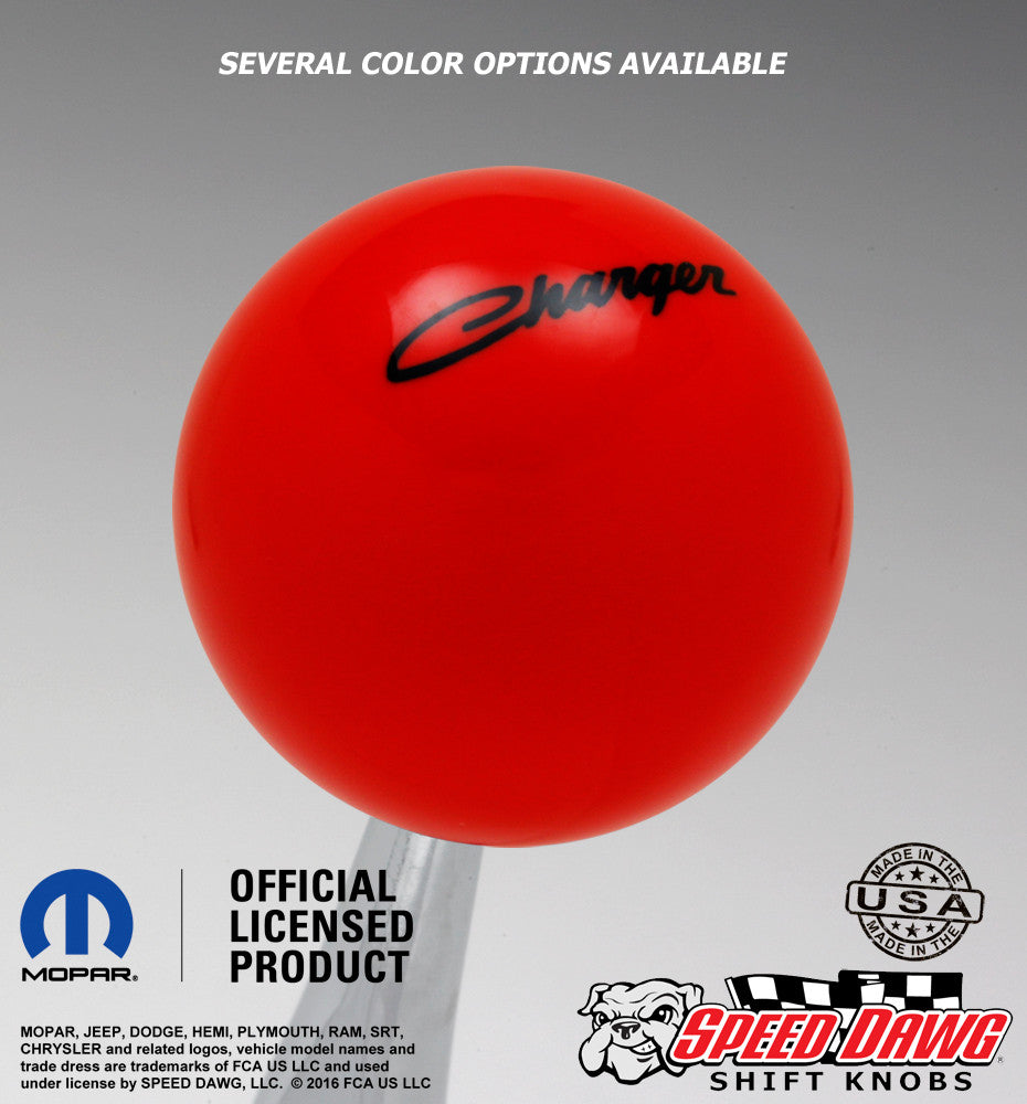Go Mango Orange knob with Black graphics
