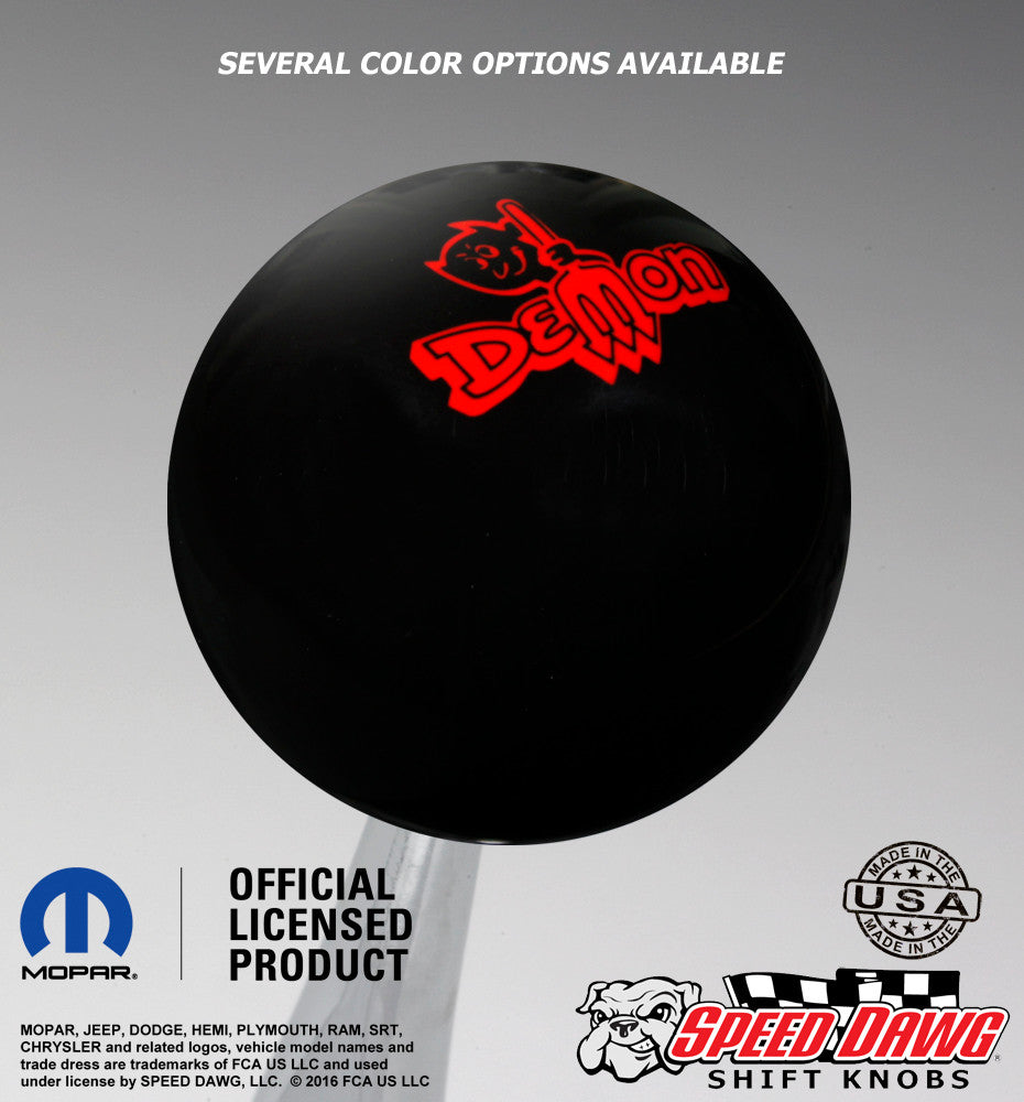 Black knob with Orange graphics