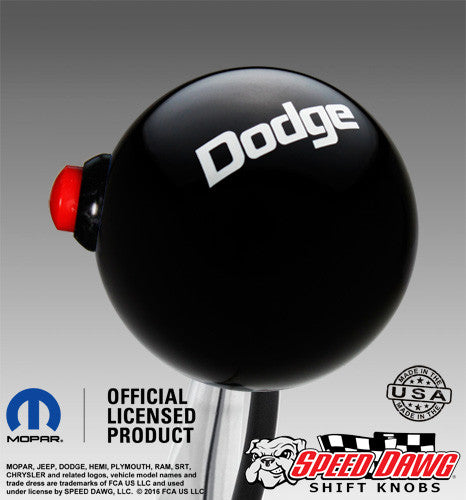 Black knob with White graphics