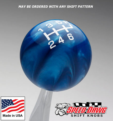 Blue Pearl / White Pro Series Shift Knob
