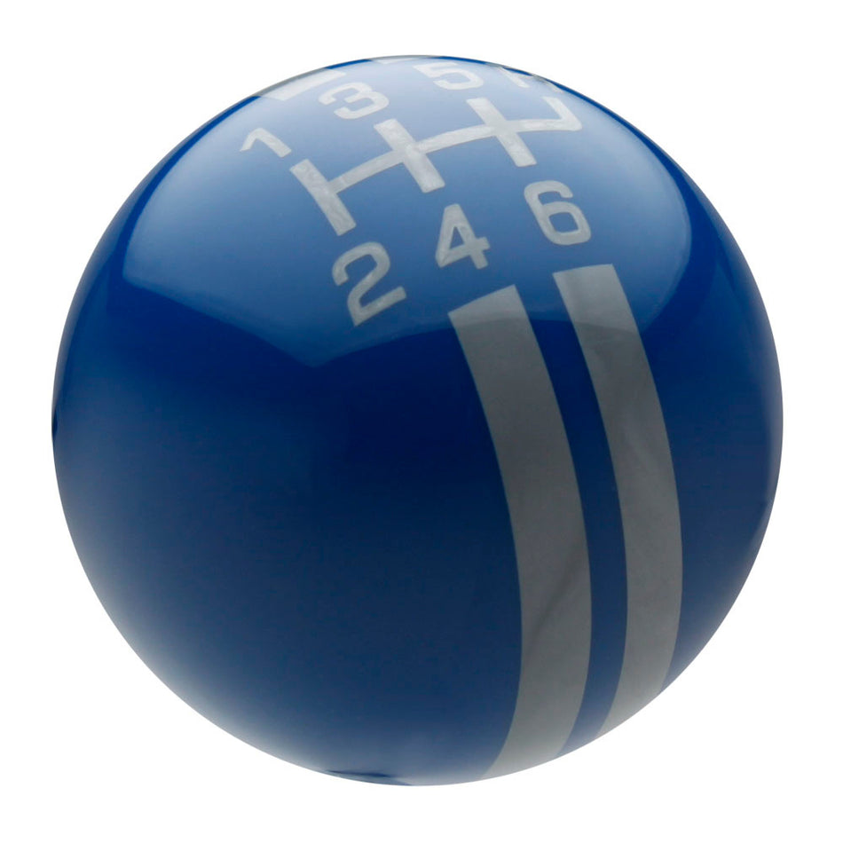 Dark Blue / Pearl Gray Rally Stripe Shift Knob
