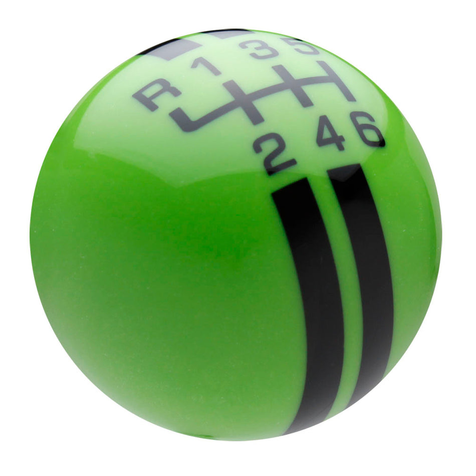 Gotta Have It Green / Black Rally Stripe Shift Knob