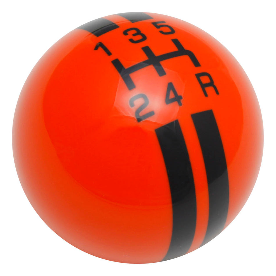 Orange / Black Rally Stripe Shift Knob
