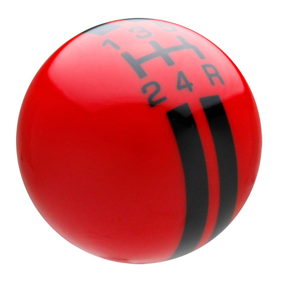 Red / Black Rally Stripe Shift Knob