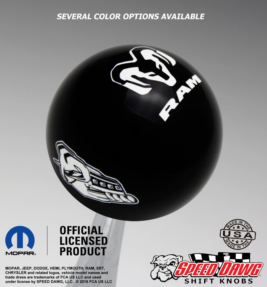 Black knob with White graphics