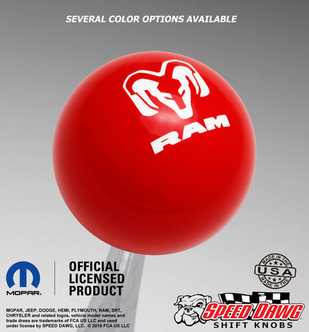 Red knob with White graphics