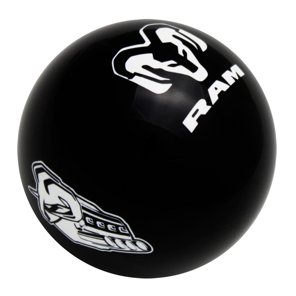 Black knob with White graphics
