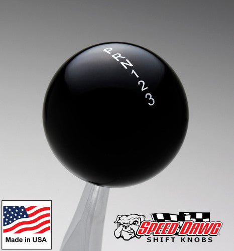 Black Reverse Automatic Shift Pattern Shift Knob