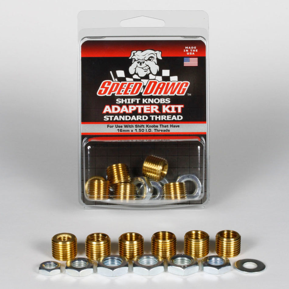 Standard Thread Shift Knob Adapter Kit - 6 Sizes