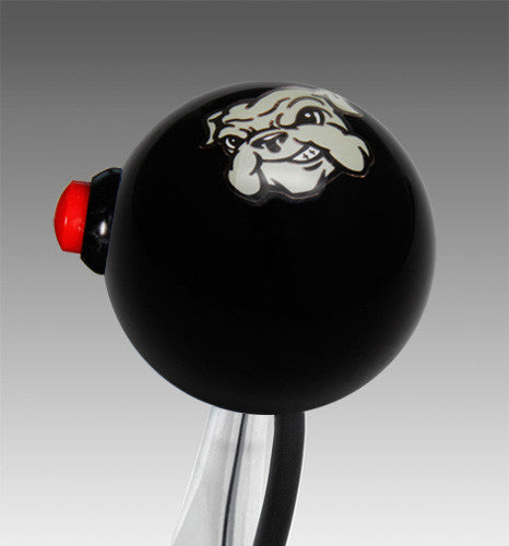 Black Speed Dawg Logo Emblem Shift Knob with Line Lock / Nitrous Button