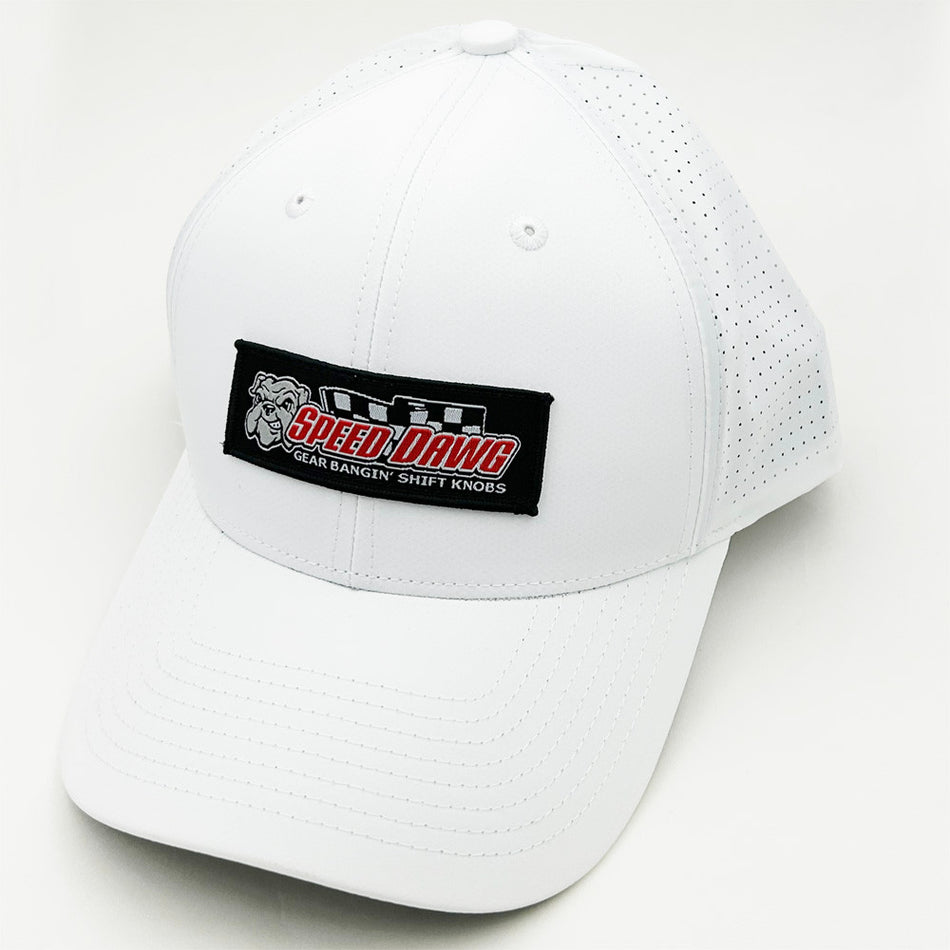 Speed Dawg White Vented Hat