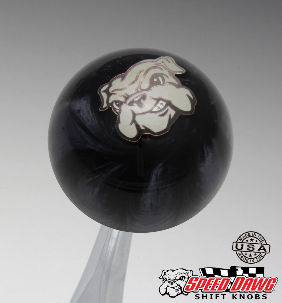 Speed Dawg Logo Emblem Black Pearl Shift Knob